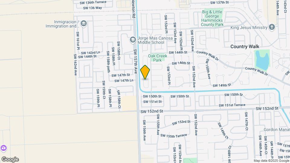 14761 SW 156th Ave Mapa y Detalles de la Ubicación