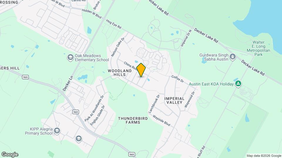 5725 Knoll Pines Pass Map and Location Details