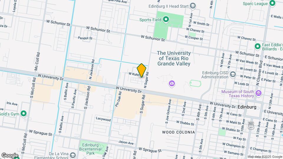 1521 W McIntyre St Map and Location Details