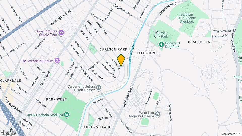 4400 Vinton Ave Map and Location Details