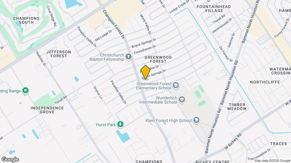 5614 Spanish Oak Dr Map and Location Details