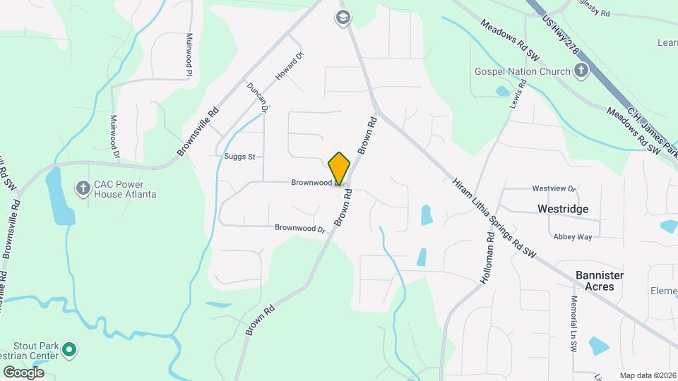 4961 Brownwood Dr Map and Location Details