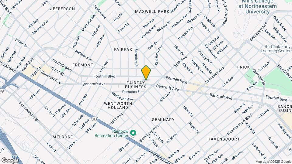 5466 Bancroft Ave Mapa y Detalles de la Ubicación