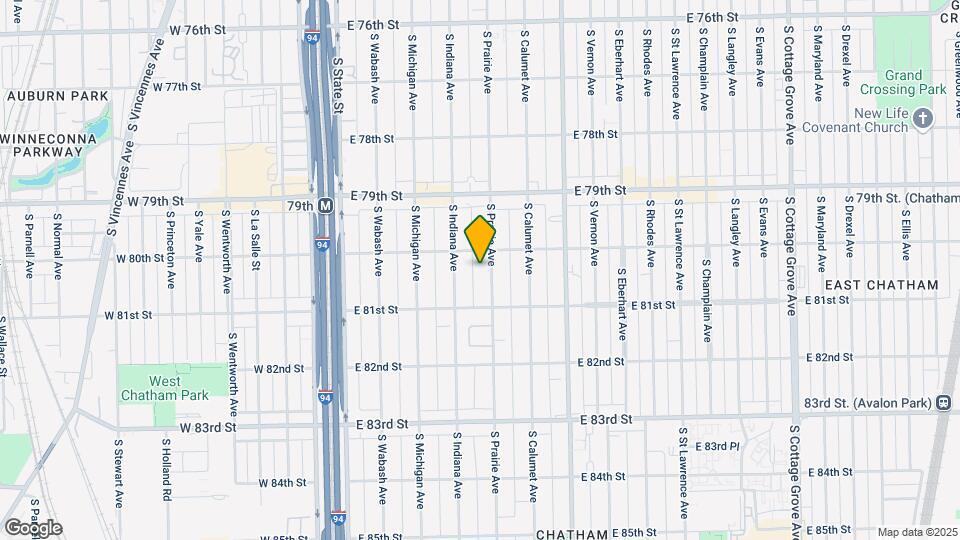 8020 S Prairie Ave, Unit 2 Map and Location Details