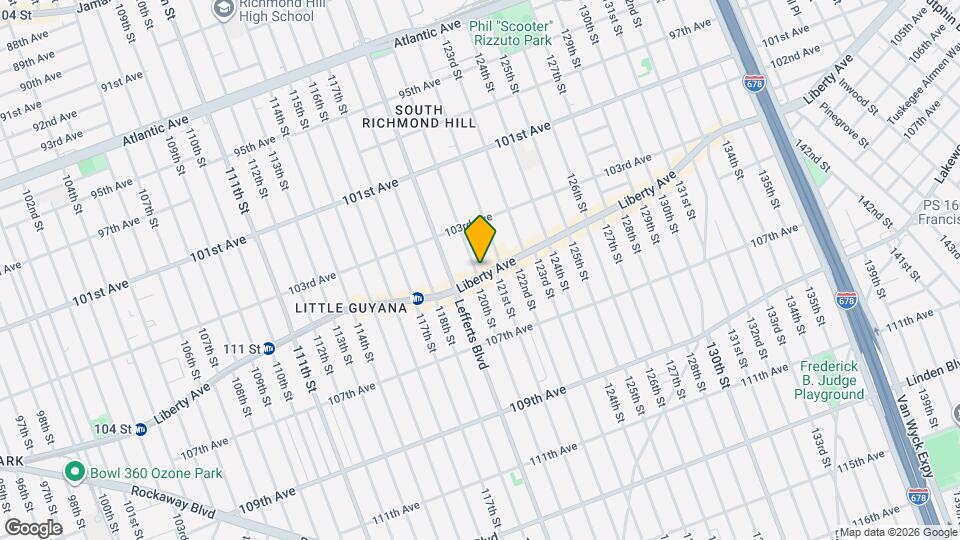 103-16 120th St Map and Location Details