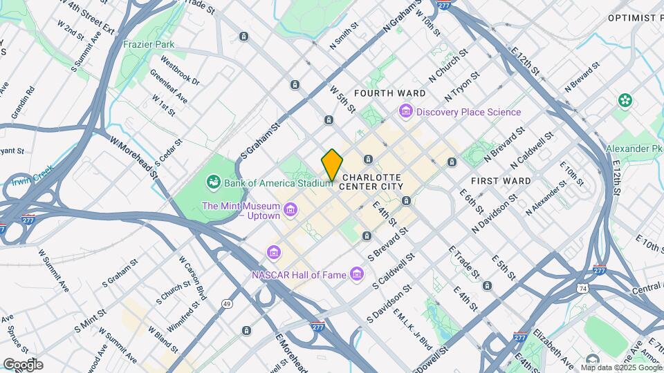 230 S Tryon St Map and Location Details