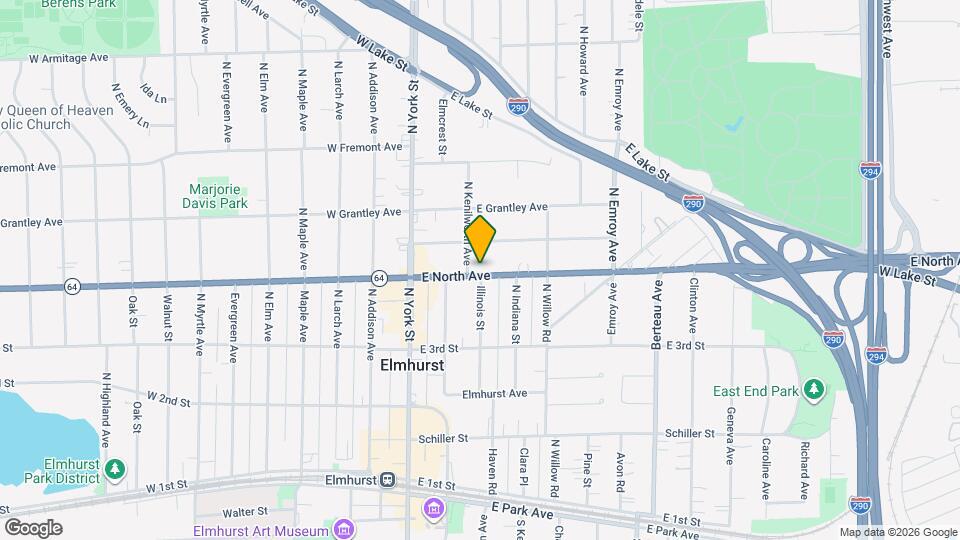 161 E North Ave, Unit 2 Map and Location Details