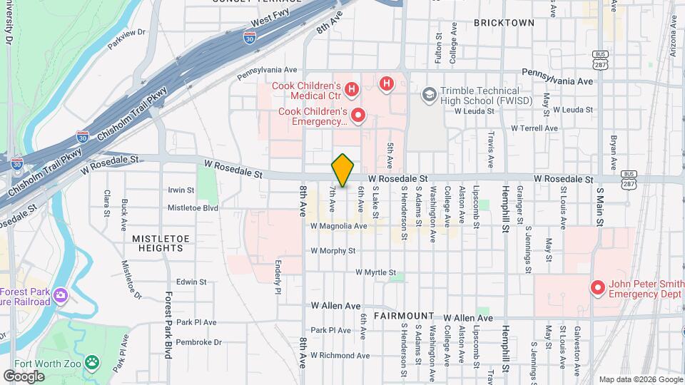 1120 Fairmount Ave, Unit SI ID1575047P Map and Location Details