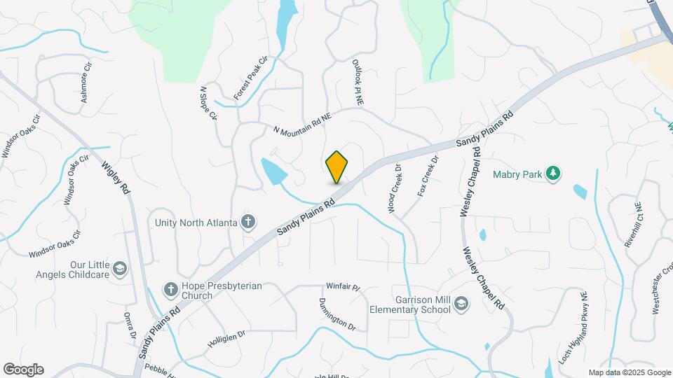 4391 Sandy Plains Rd Map and Location Details