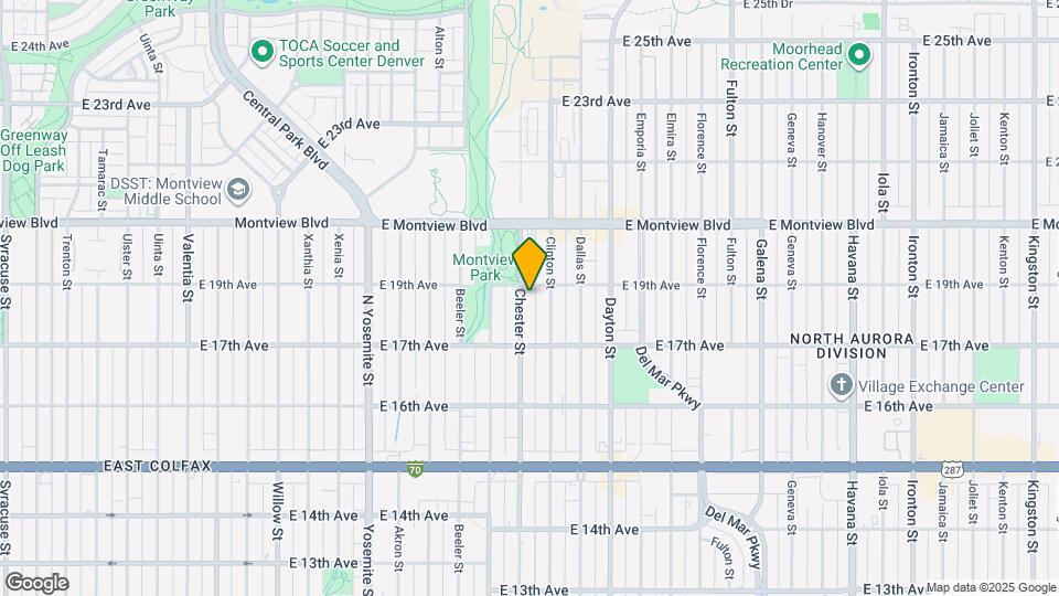 1772 Chester St Mapa y Detalles de la Ubicación