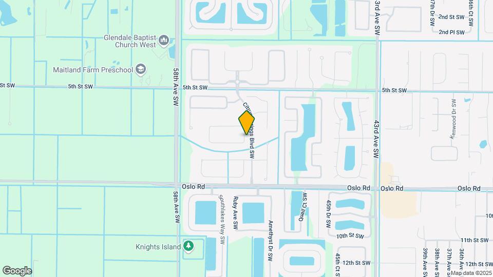 607 Tangelo Cir SW Map and Location Details