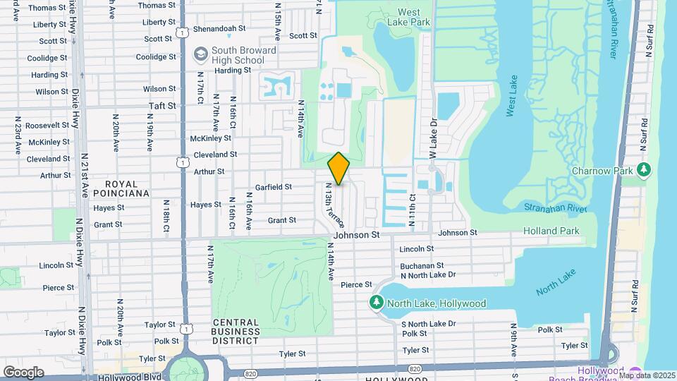 1116 N 13th Ct Map and Location Details