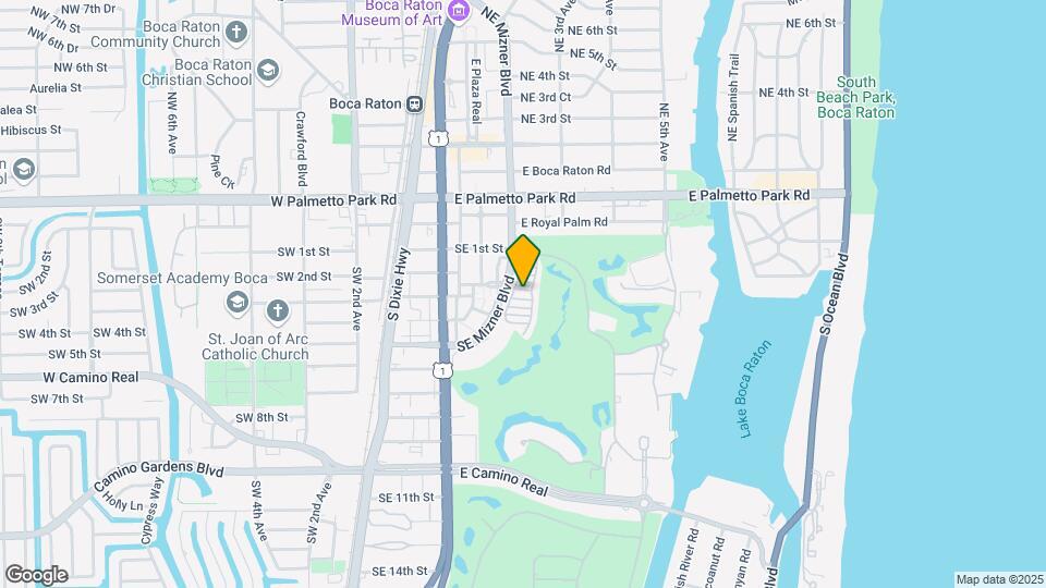 210 SE Mizner Blvd Mapa y Detalles de la Ubicación