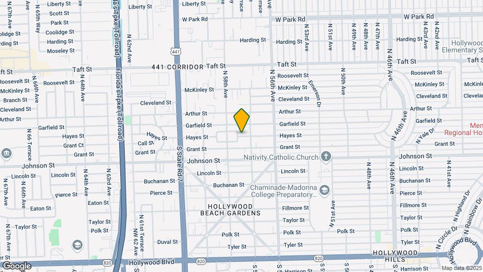 5737 Hayes St Map and Location Details