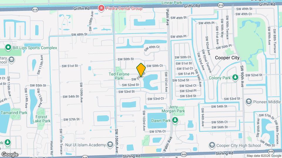 5100 SW 104th Ave Map and Location Details