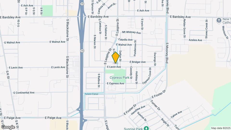 1634 E Levin Ave Map and Location Details