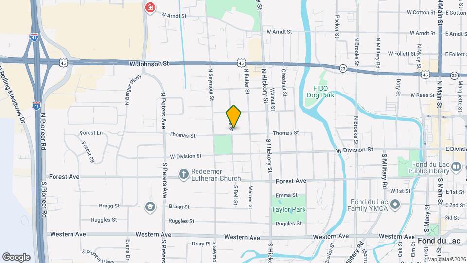 485 Thomas St Mapa y Detalles de la Ubicación