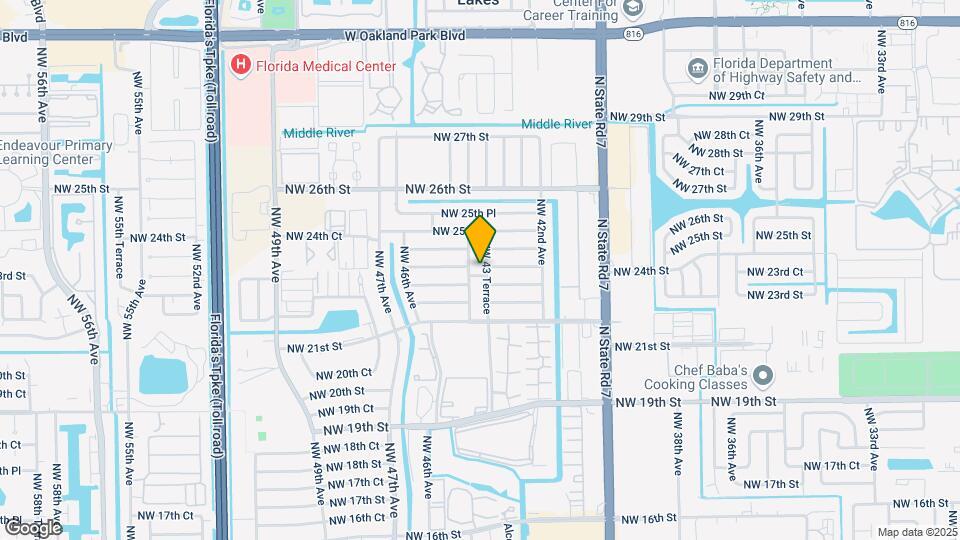 2301 NW 43 Terrace Map and Location Details