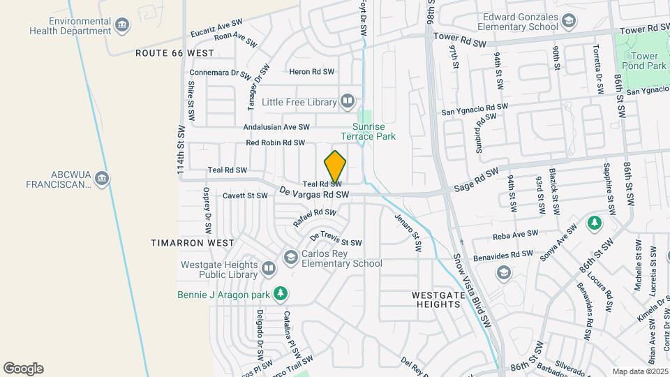 10220 Teal Rd SW Map and Location Details