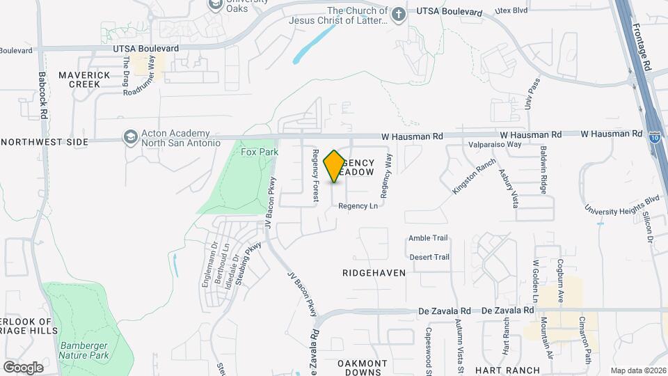 13130 Regency Bend Map and Location Details