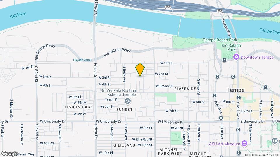 302 S Westfall Ave, Unit 1 Map and Location Details