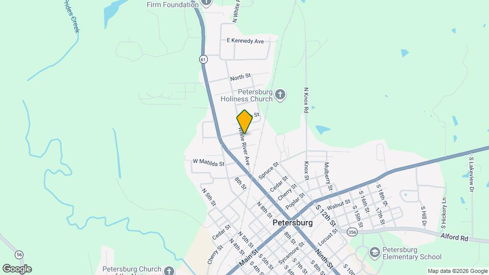 208 N White River Ave Map and Location Details