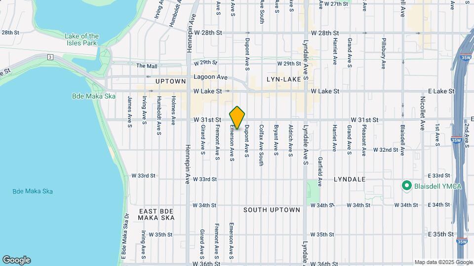 3121 Emerson Ave S, Unit 1F Map and Location Details