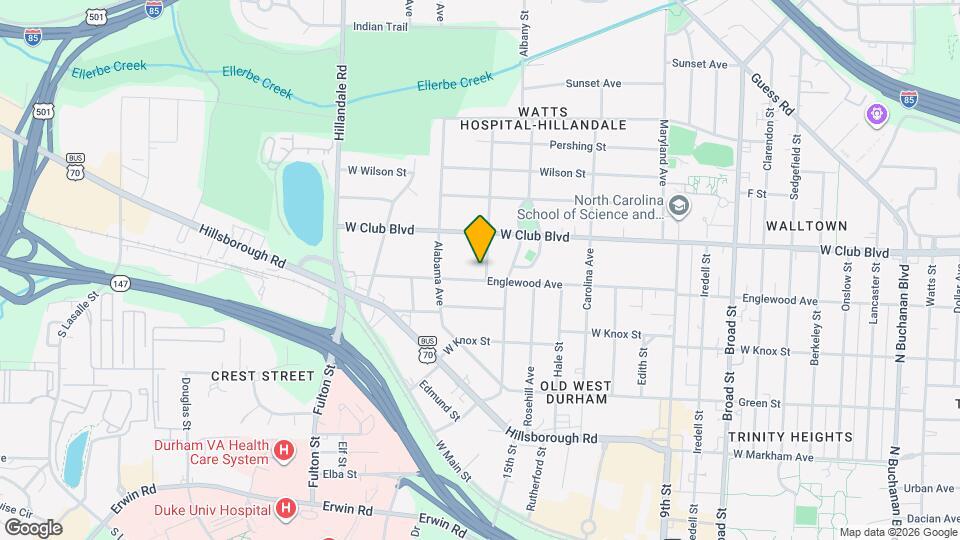 1105 Virginia Ave Map and Location Details