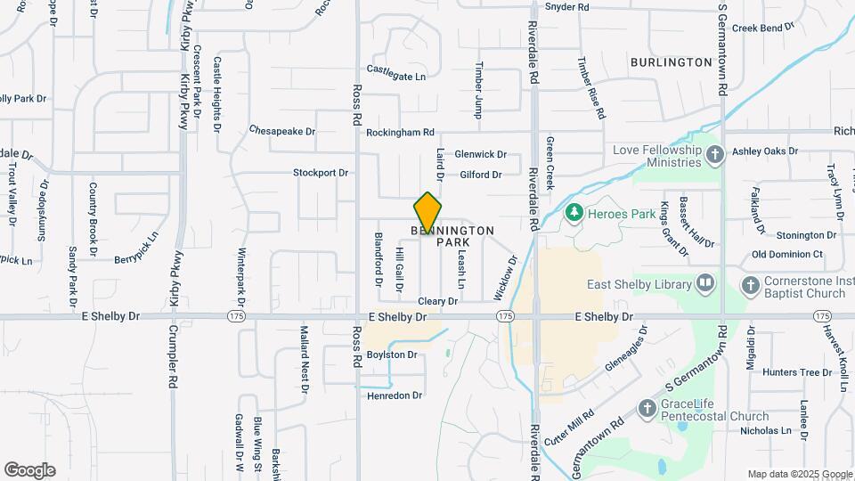 4580 Chelwood Dr Map and Location Details