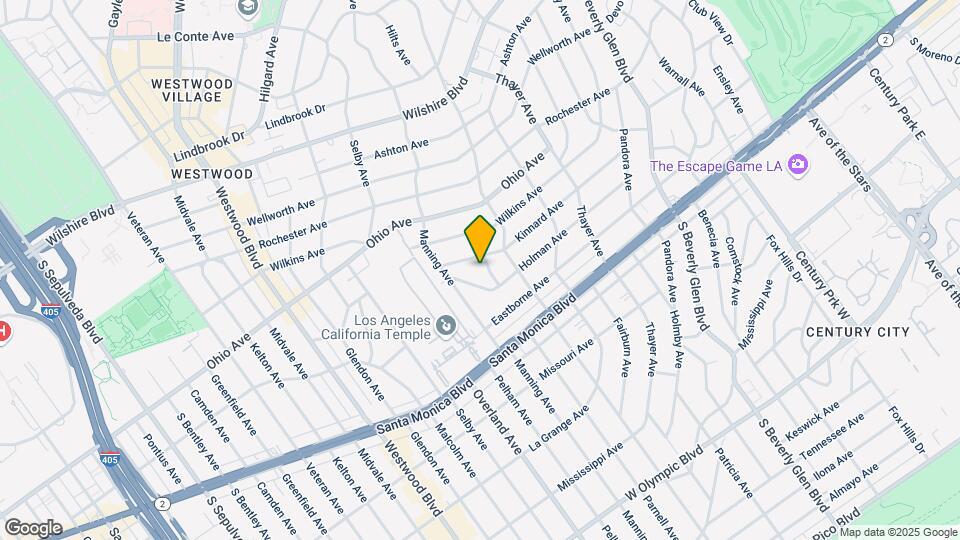 1615 Hilts Avenue Map and Location Details