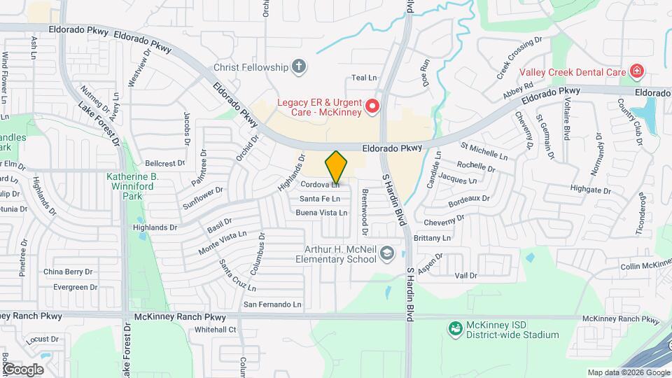 4409 Cordova Ln Map and Location Details