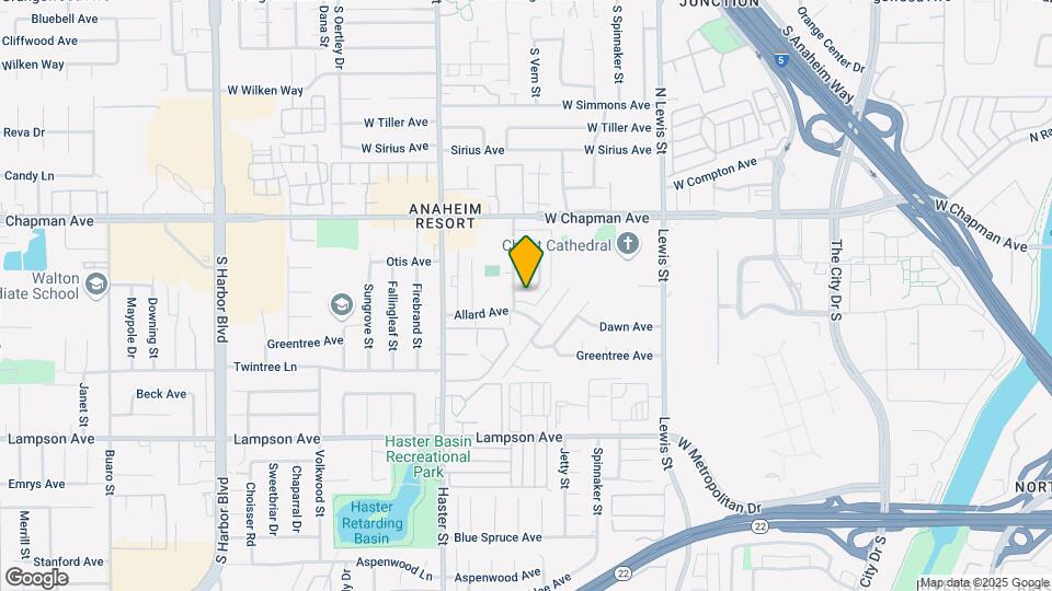 13172 Newport Ave Map and Location Details