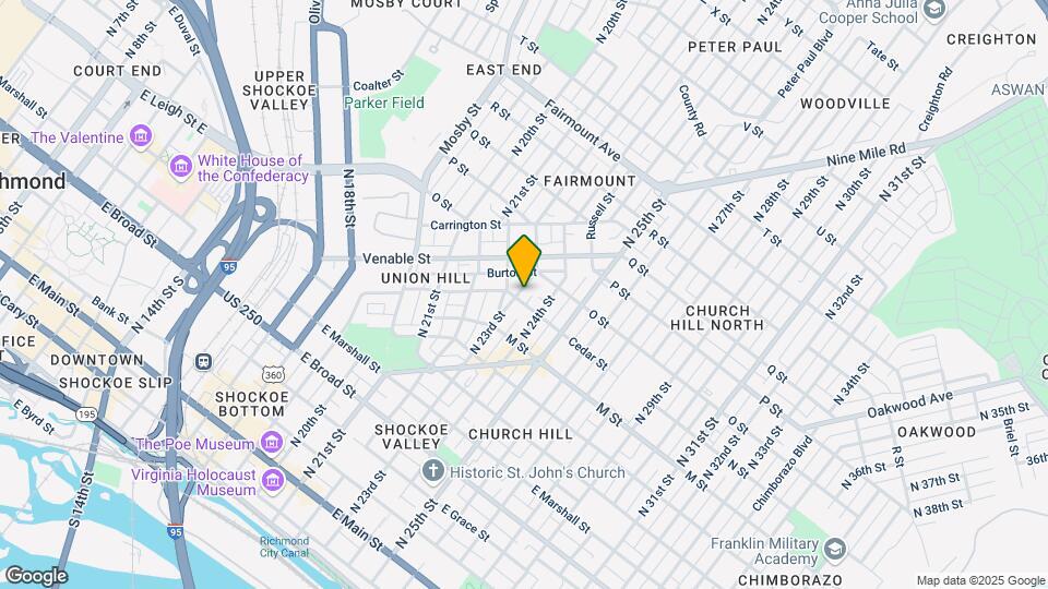 805 1/2 N 23rd St Mapa y Detalles de la Ubicación