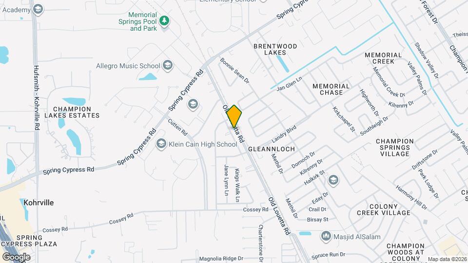 17402 Baronshire Dr Map and Location Details