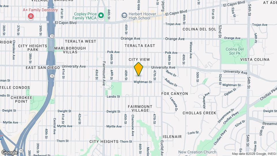 3820 N 46th St Map and Location Details