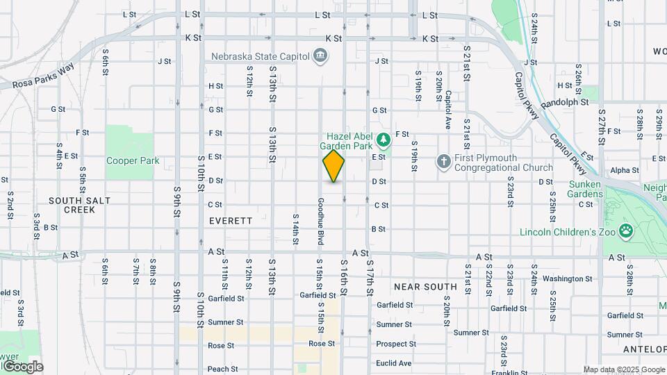 1531 D St Map and Location Details