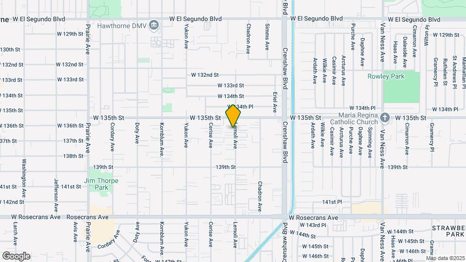 13533 Lemoli Ave Map and Location Details
