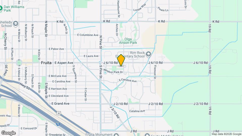 1248 Inverness Way Mapa y Detalles de la Ubicación