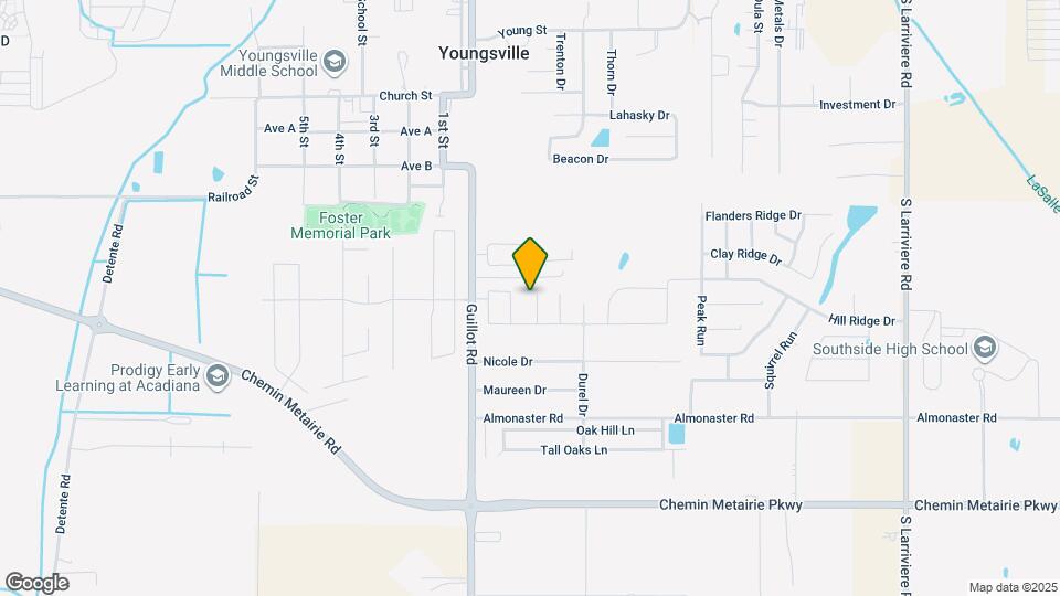 109 Marais Ave Map and Location Details