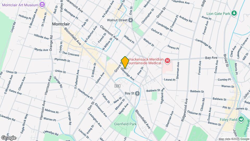 101 Glenridge Ave Map and Location Details