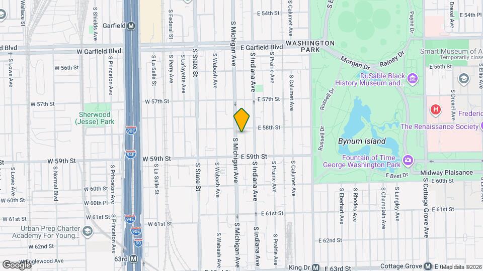 5811 S Michigan Ave Map and Location Details