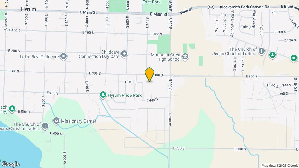 705 Canyon View Drive Map and Location Details