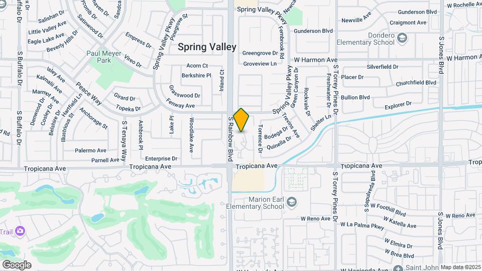 4805 Nara Vista Way Map and Location Details