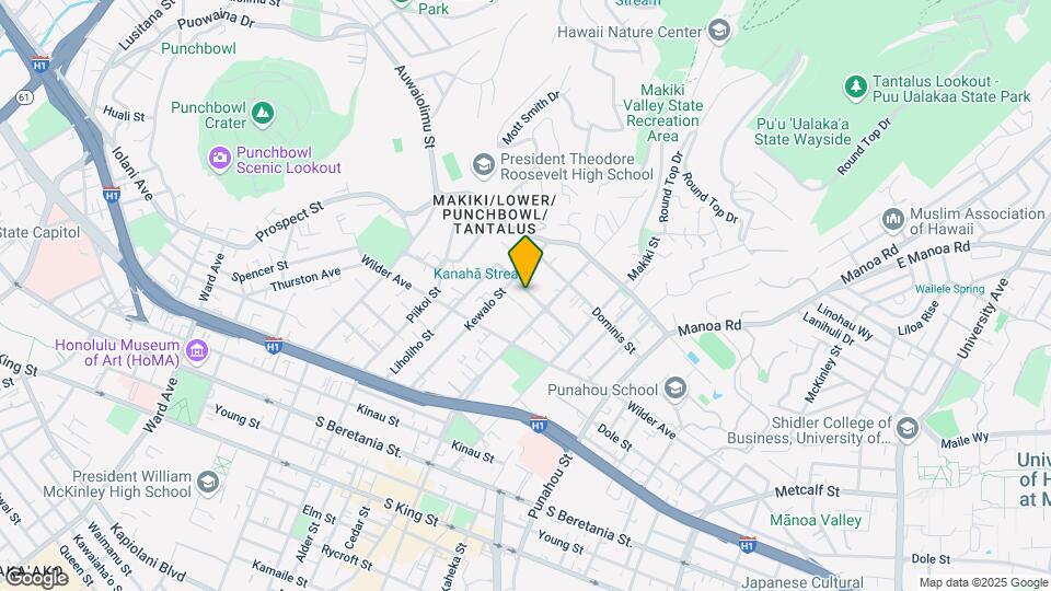 1323 Heulu St Mapa y Detalles de la Ubicación