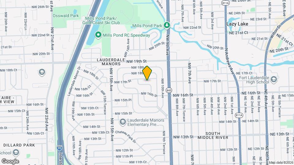 1125 NW 16th Ct Map and Location Details