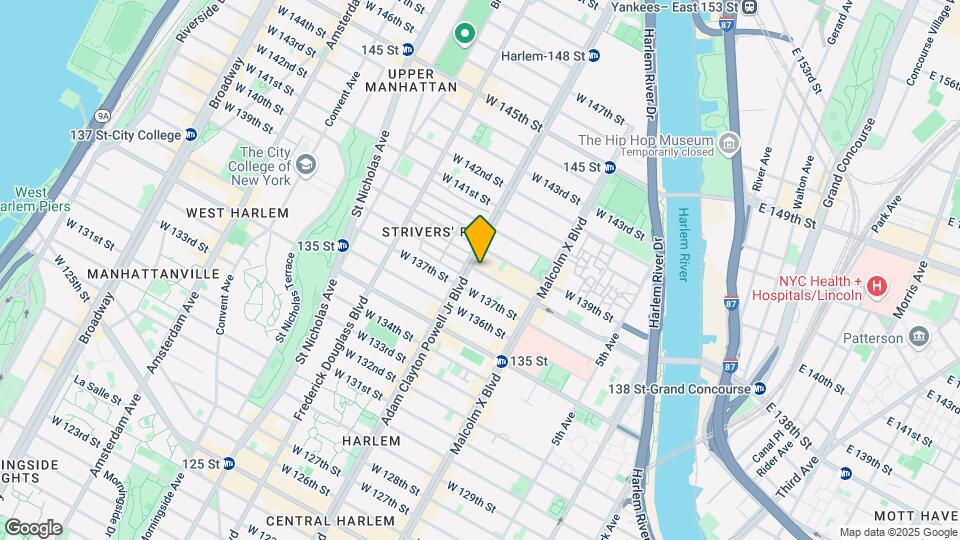 145 W 138th St Mapa y Detalles de la Ubicación
