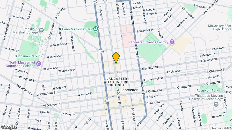 337 N Queen St, Unit 1 Map and Location Details