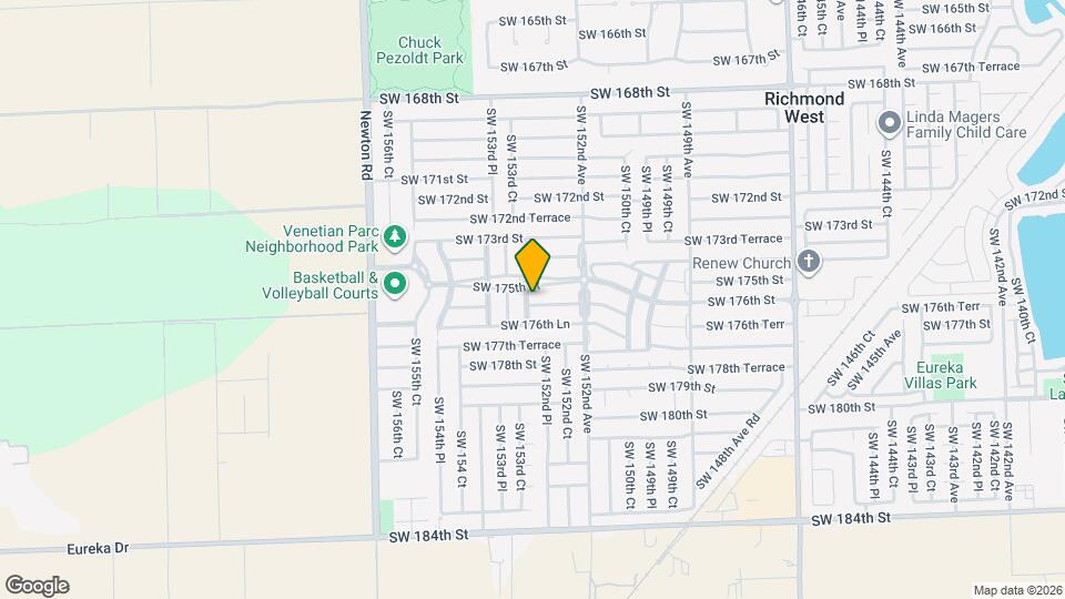 15293 SW 176th Terr Map and Location Details