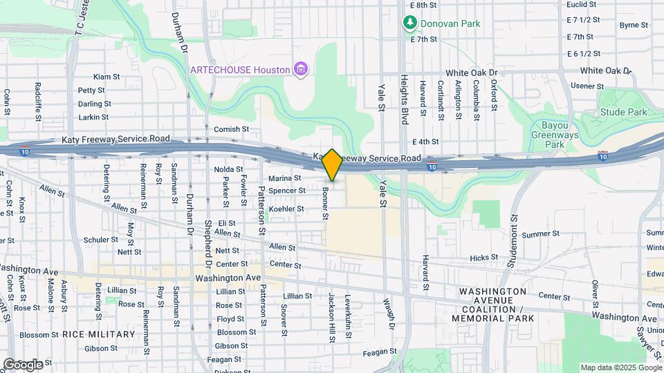 1605 Bonner St Map and Location Details