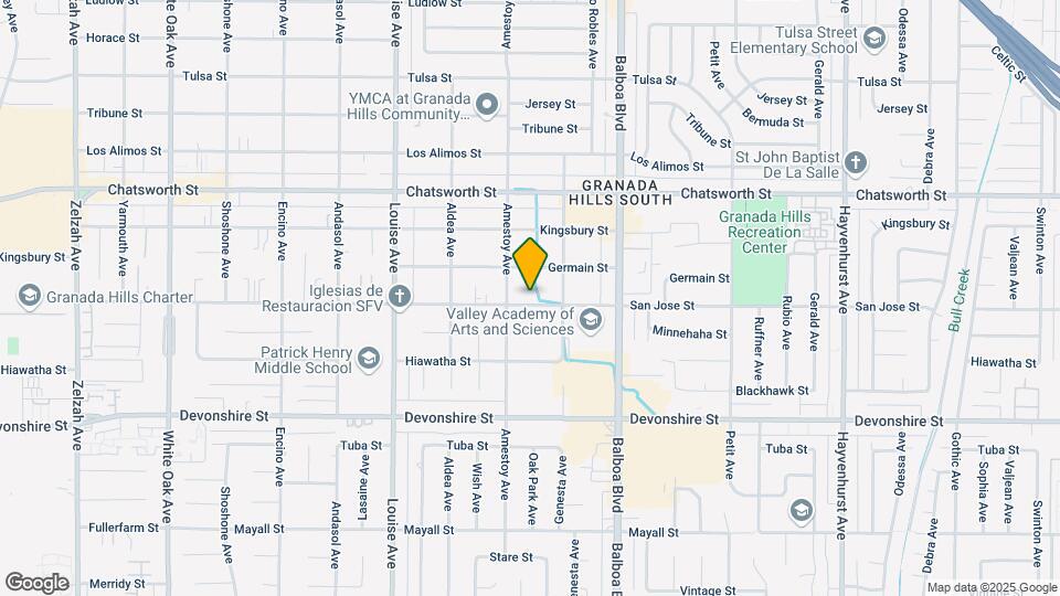 17107 San Jose St Map and Location Details
